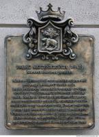 Photo Texture of Memorial Plaque 0002